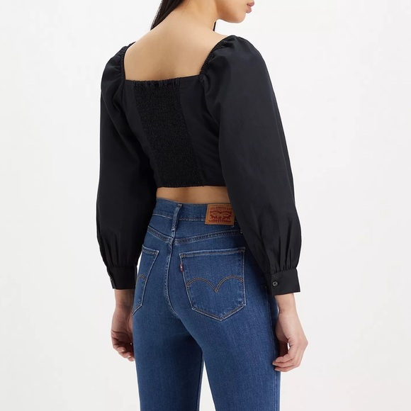 NWT - Levi’s Devin Blouse in Black - Size XL - Picture 2 of 2